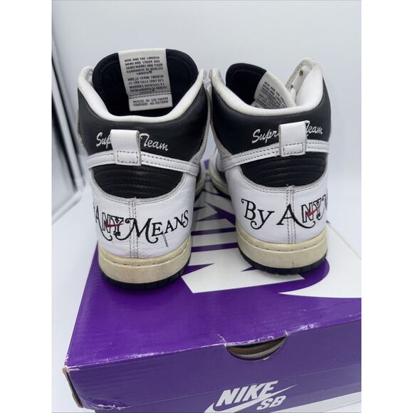 Size 7.5 - Nike Supreme x Dunk SB High By Any Means - Stormtrooper BS823 main image 8